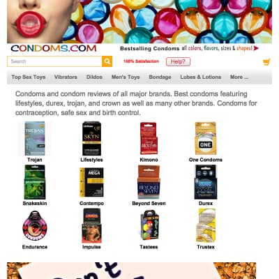 The Best Condom Websites Online - AdultHookup
